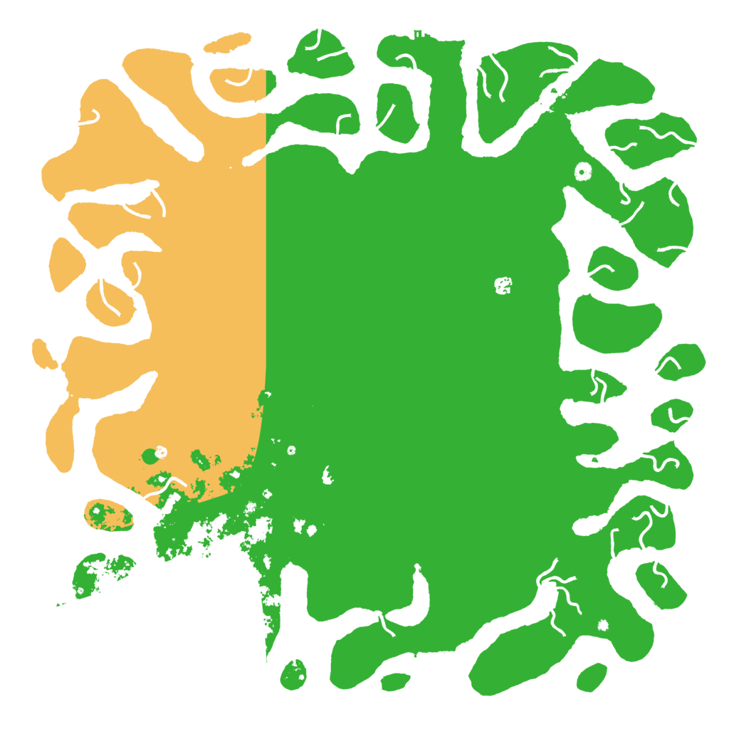 Biome Rust Map: Procedural Map, Size: 6000, Seed: 420697