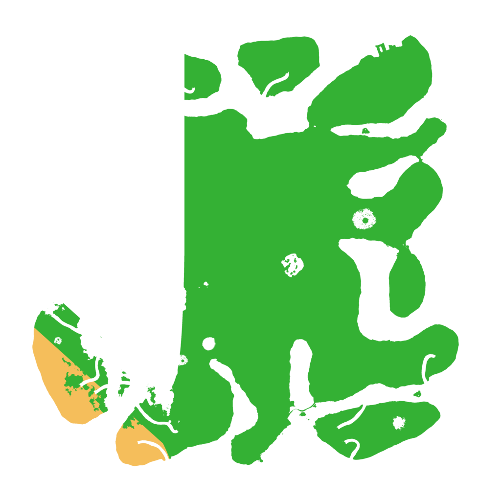 Biome Rust Map: Procedural Map, Size: 3500, Seed: 642134