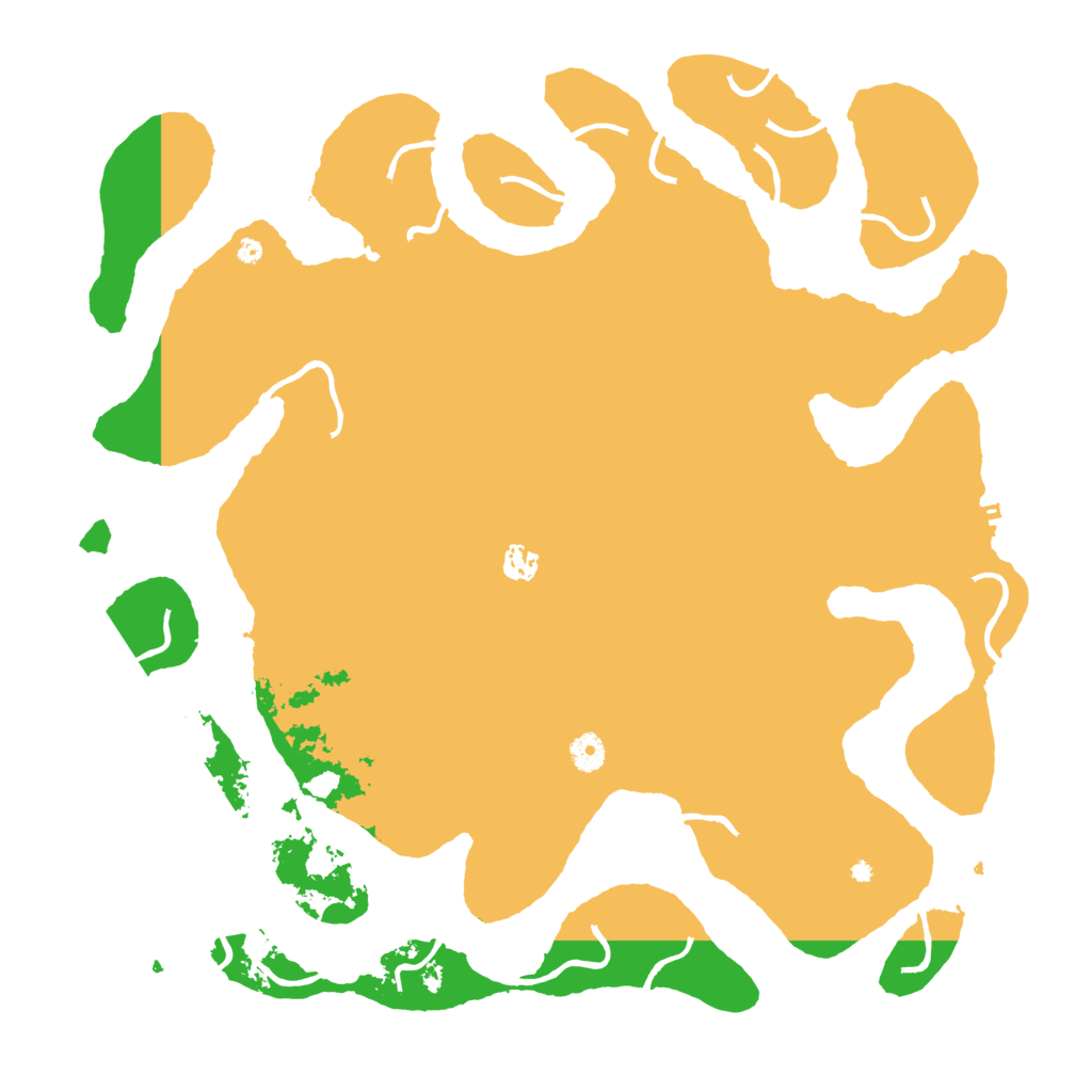 Biome Rust Map: Procedural Map, Size: 4500, Seed: 664006876