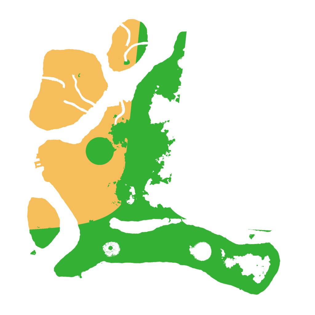 Biome Rust Map: Procedural Map, Size: 3000, Seed: 713386997