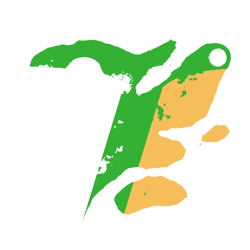 Biome Rust Map: Barren, Size: 2500, Seed: 768470