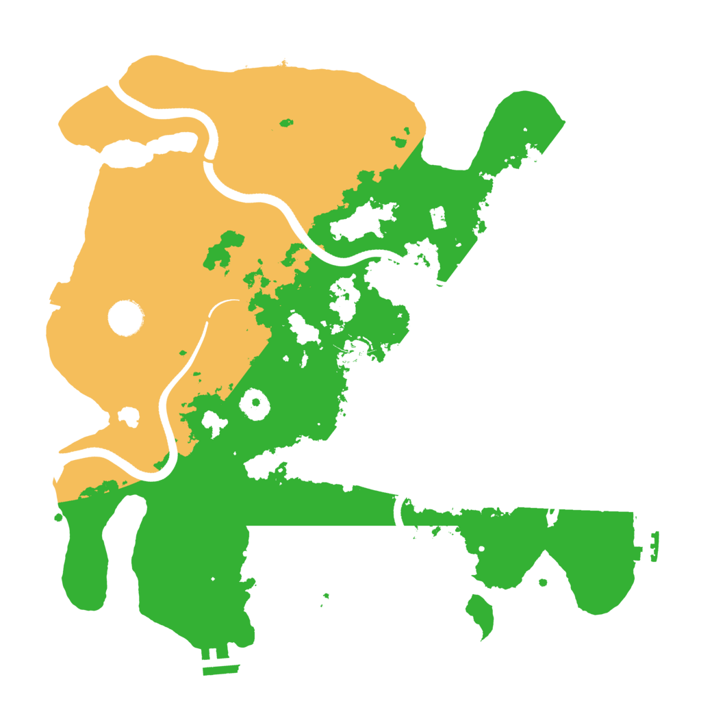 Biome Rust Map: Procedural Map, Size: 3500, Seed: 68207539