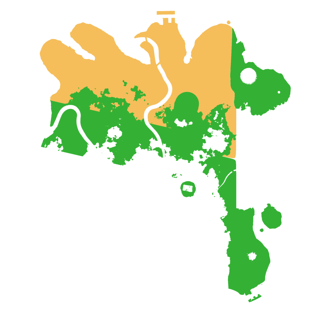 Biome Rust Map: Procedural Map, Size: 3500, Seed: 783466080