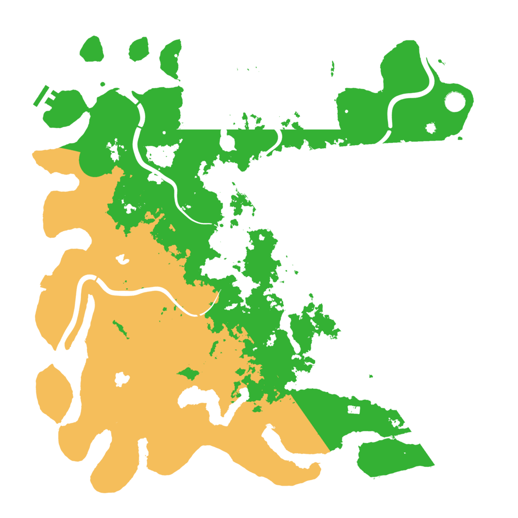 Biome Rust Map: Procedural Map, Size: 4500, Seed: 166715164