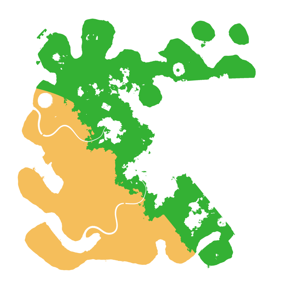 Biome Rust Map: Procedural Map, Size: 3500, Seed: 639135