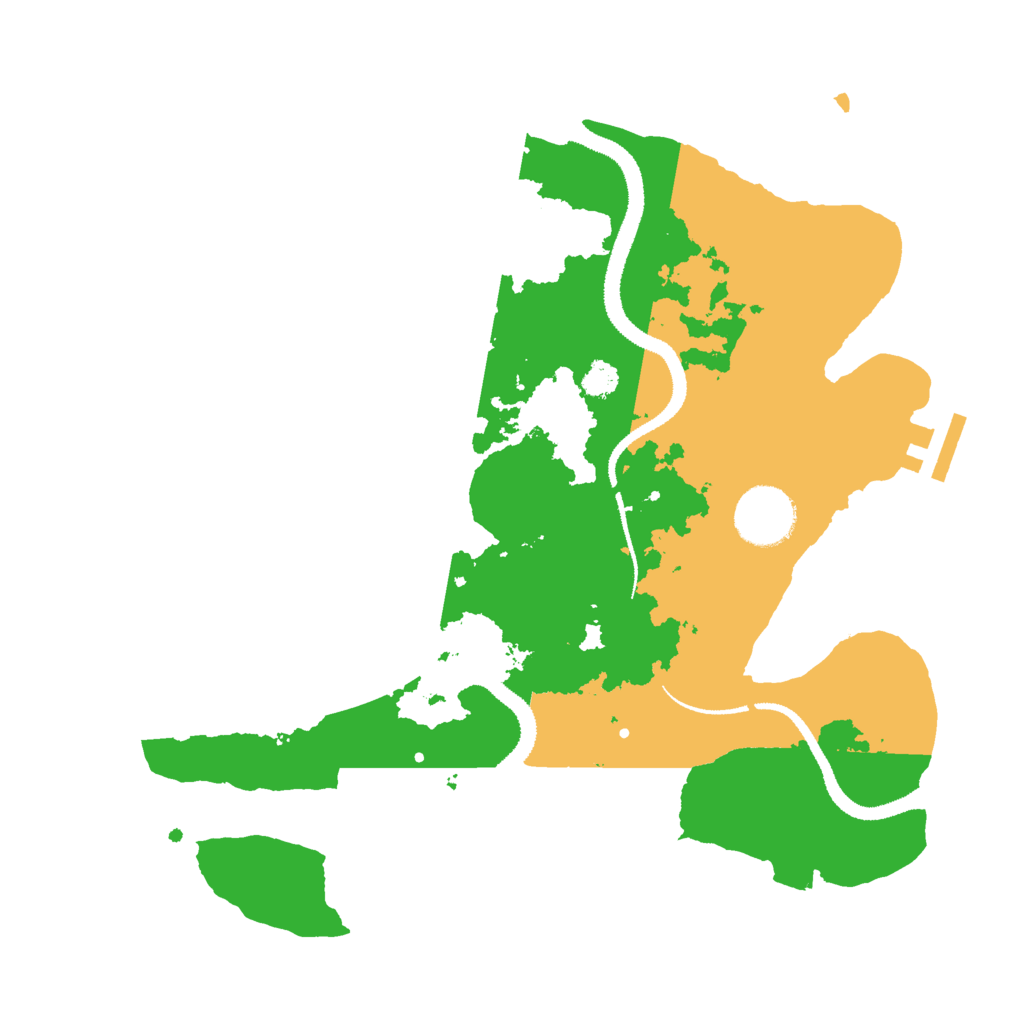 Biome Rust Map: Procedural Map, Size: 3000, Seed: 756636