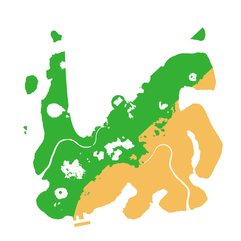Biome Rust Map: Procedural Map, Size: 3000, Seed: 698141