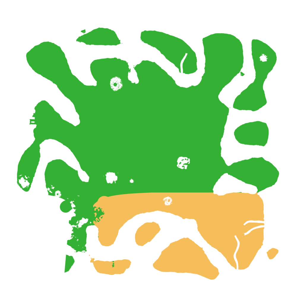 Biome Rust Map: Procedural Map, Size: 3500, Seed: 157053457