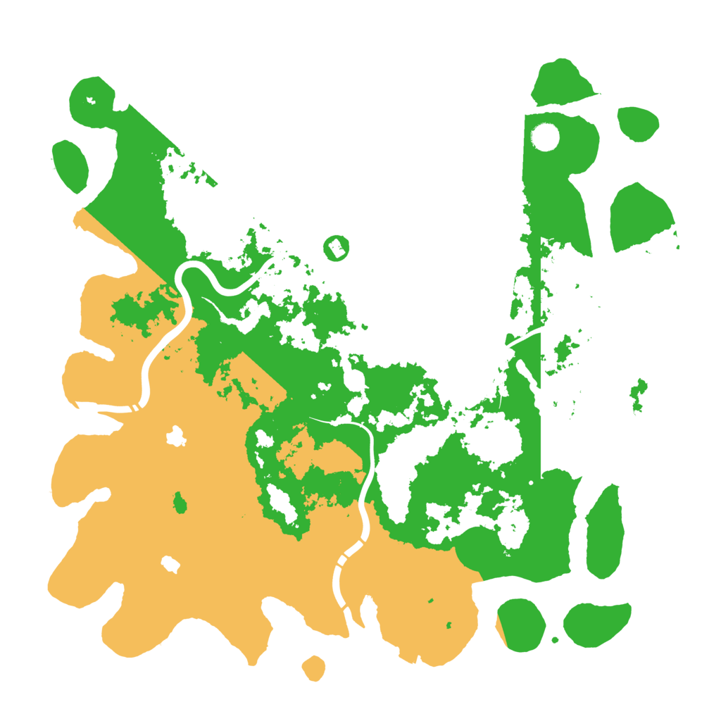 Biome Rust Map: Procedural Map, Size: 4500, Seed: 711136181