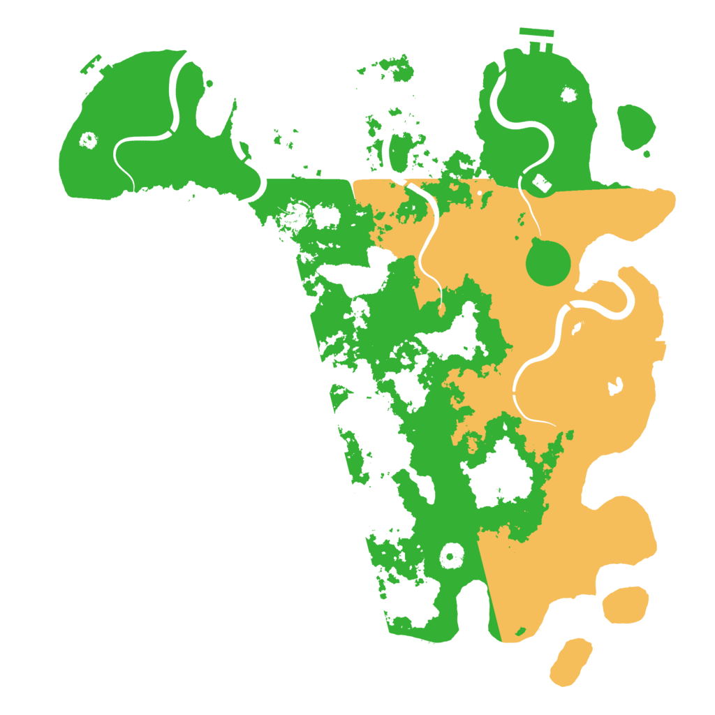 Biome Rust Map: Procedural Map, Size: 4200, Seed: 5751463