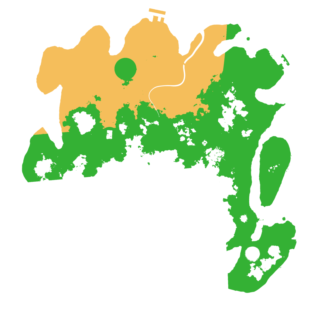 Biome Rust Map: Procedural Map, Size: 3750, Seed: 367518822