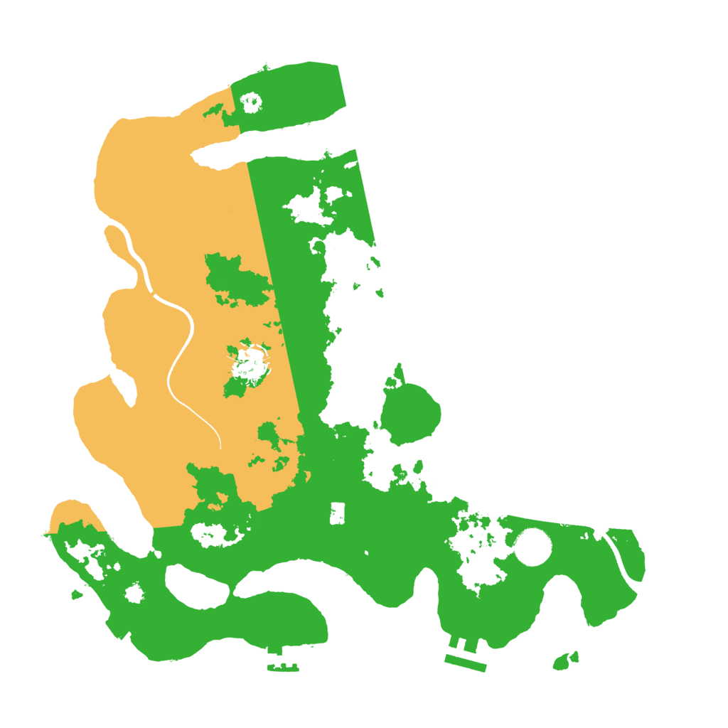Biome Rust Map: Procedural Map, Size: 3500, Seed: 1604363409