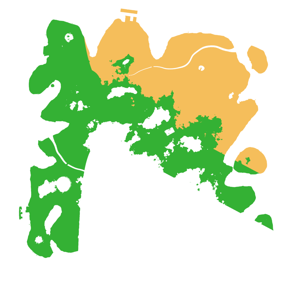 Biome Rust Map: Procedural Map, Size: 3500, Seed: 1467091771