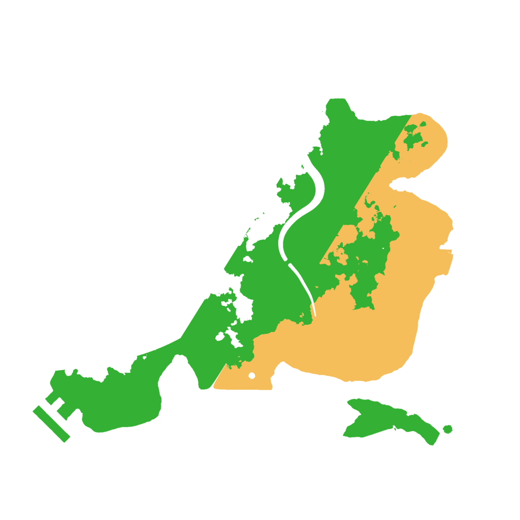 Biome Rust Map: Procedural Map, Size: 2348, Seed: 13836