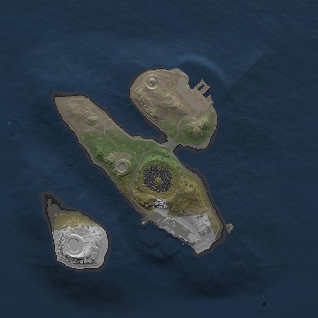 Rust Map: Procedural Map, Size: 1700, Seed: 45647, 7 Monuments