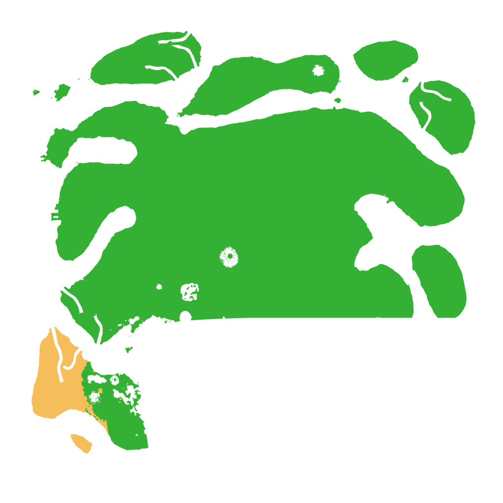 Biome Rust Map: Procedural Map, Size: 4000, Seed: 33669988