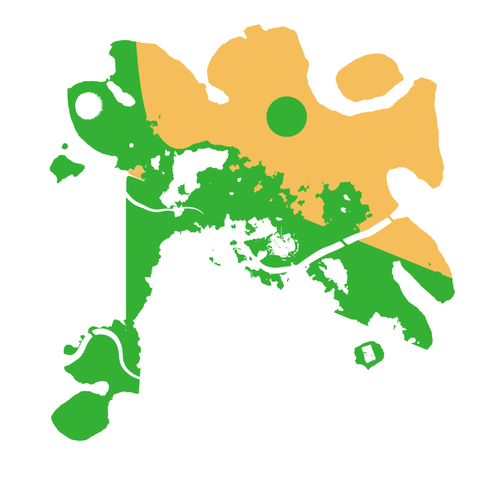 Biome Rust Map: Procedural Map, Size: 3300, Seed: 999