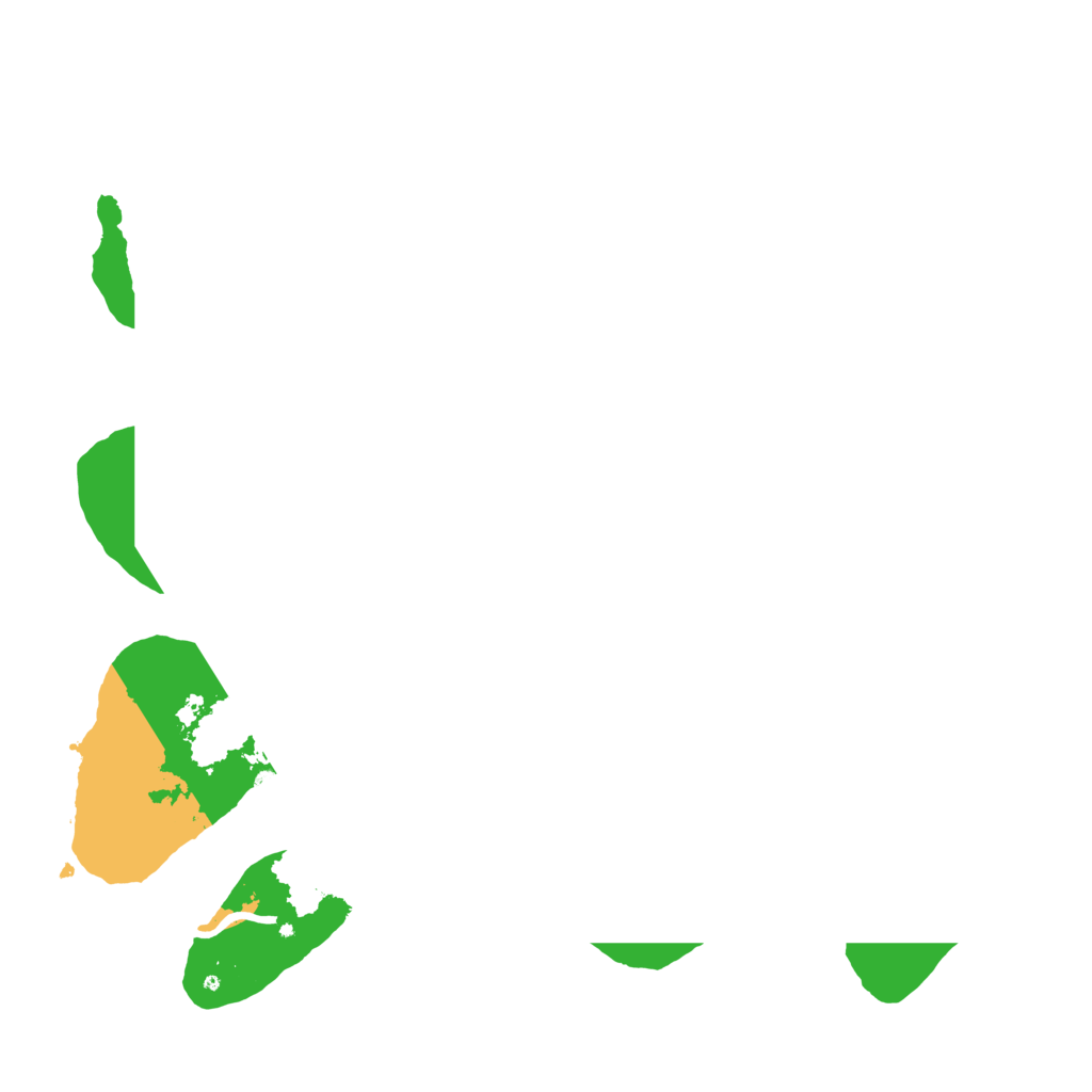 Biome Rust Map: Procedural Map, Size: 3500, Seed: 30135