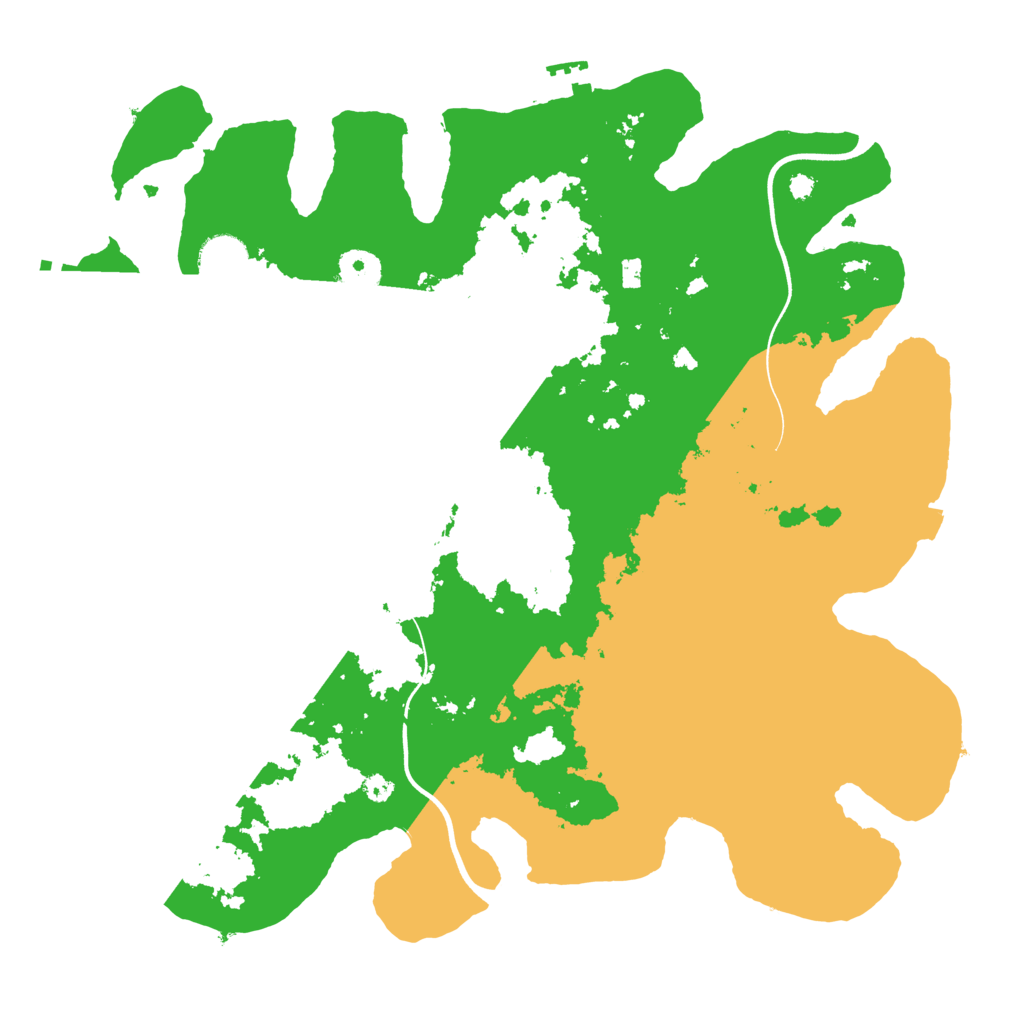 Biome Rust Map: Procedural Map, Size: 3750, Seed: 1388246654