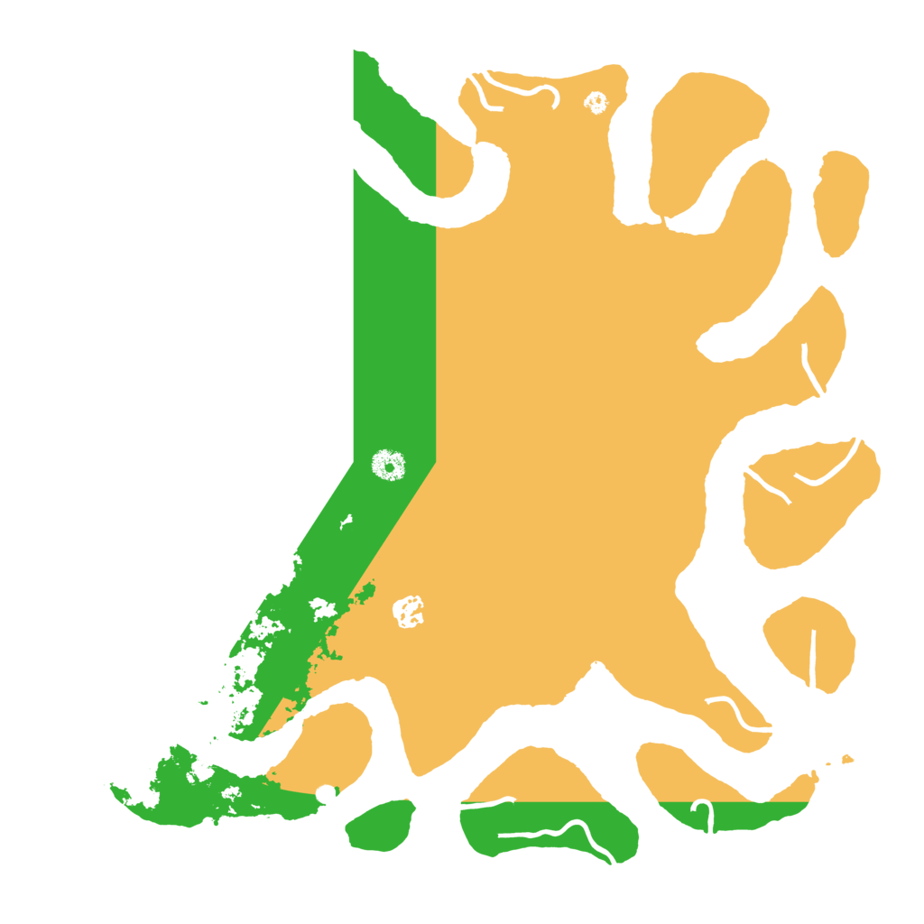 Biome Rust Map: Procedural Map, Size: 4200, Seed: 7948