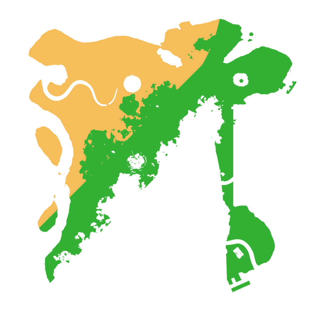 Biome Rust Map: Procedural Map, Size: 3200, Seed: 117138