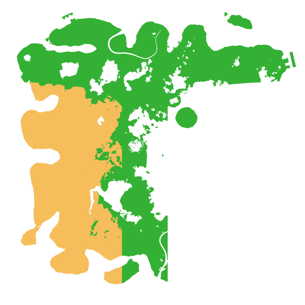Biome Rust Map: Procedural Map, Size: 4000, Seed: 1592372874