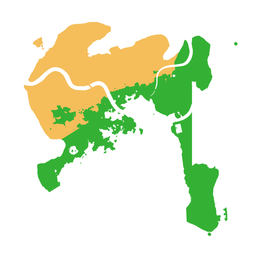 Biome Rust Map: Procedural Map, Size: 3000, Seed: 658311821