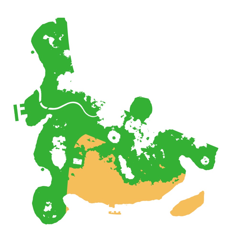 Biome Rust Map: Procedural Map, Size: 3000, Seed: 2038881725