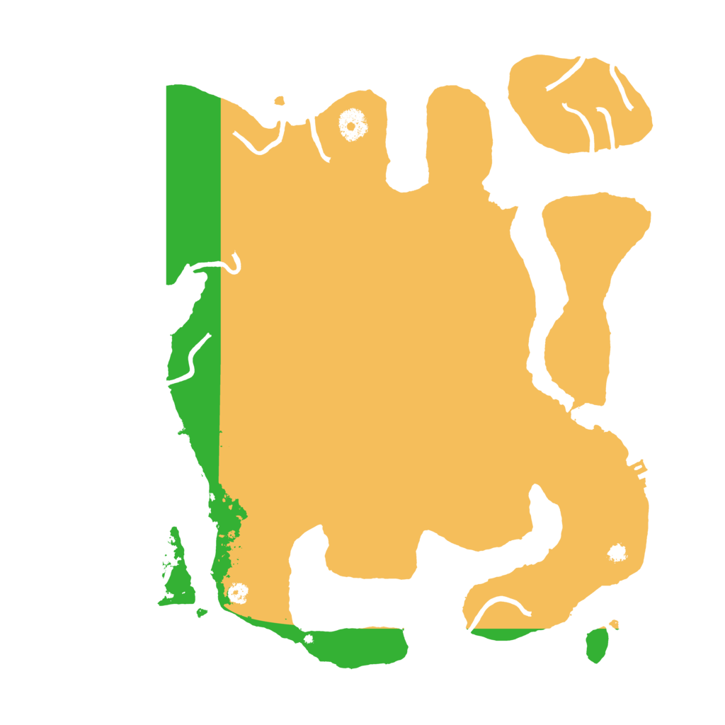 Biome Rust Map: Procedural Map, Size: 3600, Seed: 1646984728