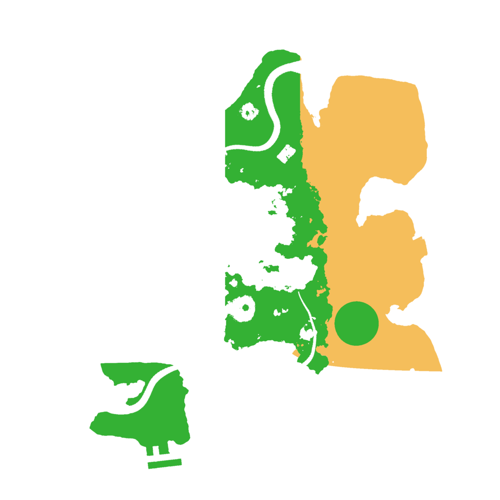 Biome Rust Map: Procedural Map, Size: 3000, Seed: 99997