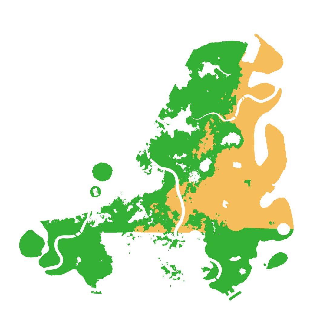 Biome Rust Map: Procedural Map, Size: 4500, Seed: 630376193