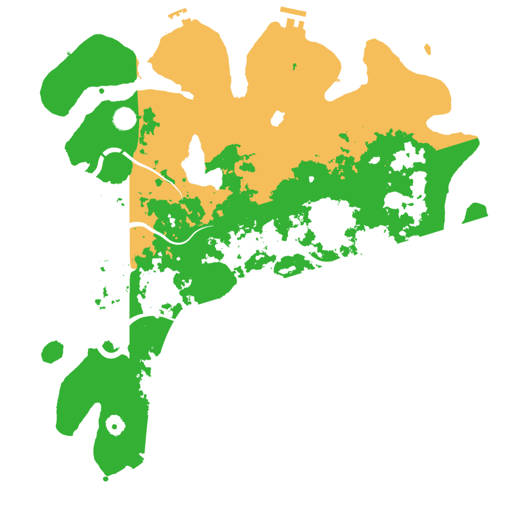 Biome Rust Map: Procedural Map, Size: 4000, Seed: 108090