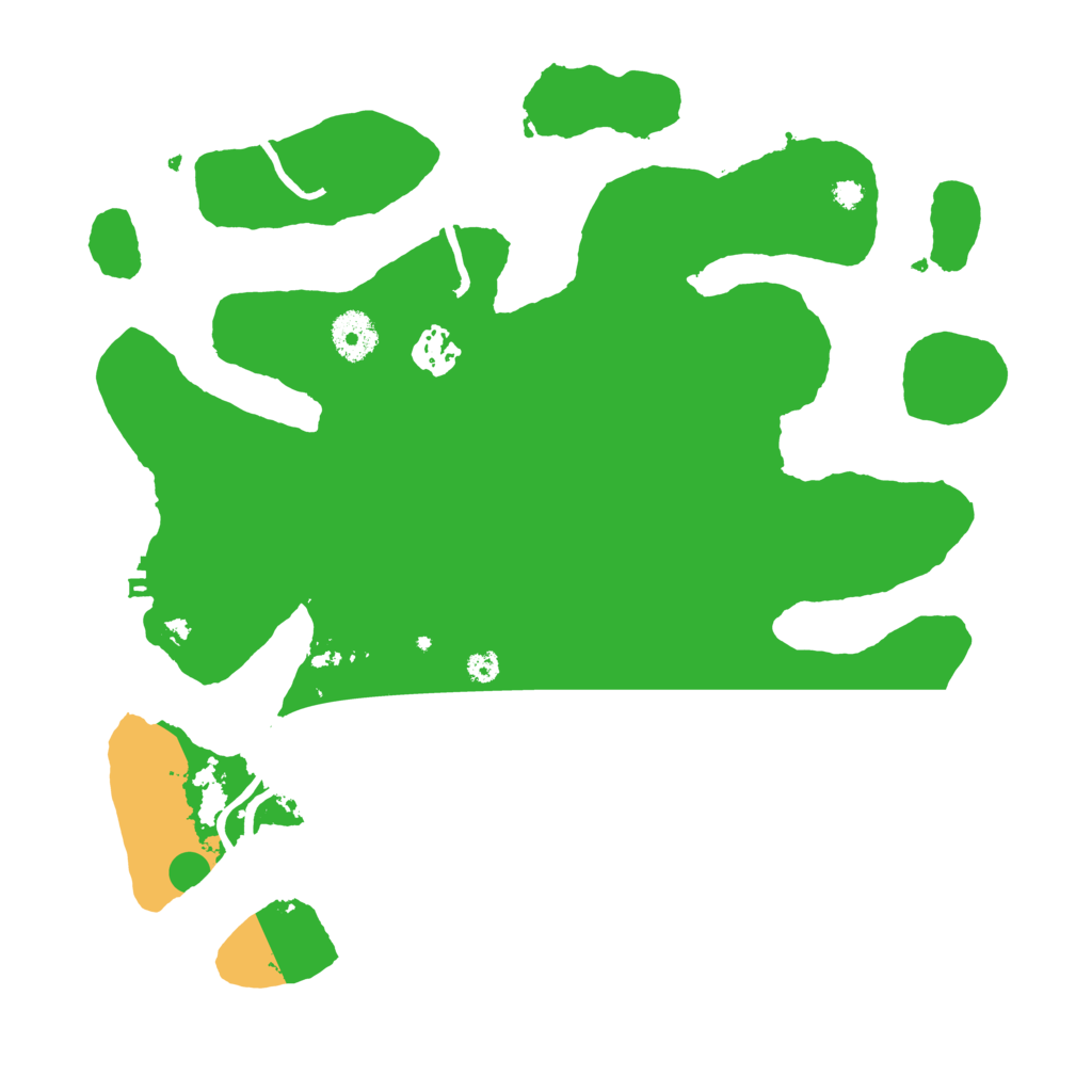 Biome Rust Map: Procedural Map, Size: 3500, Seed: 147403168