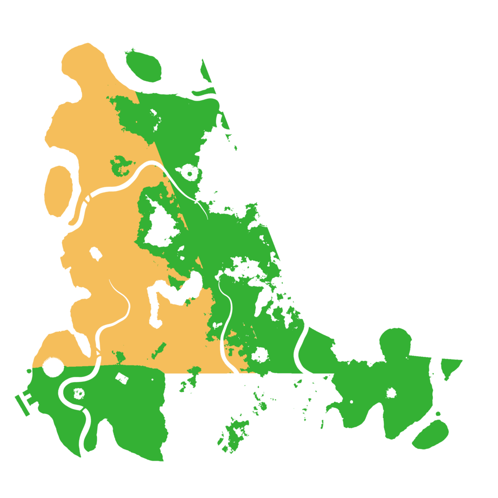 Biome Rust Map: Procedural Map, Size: 4400, Seed: 9002