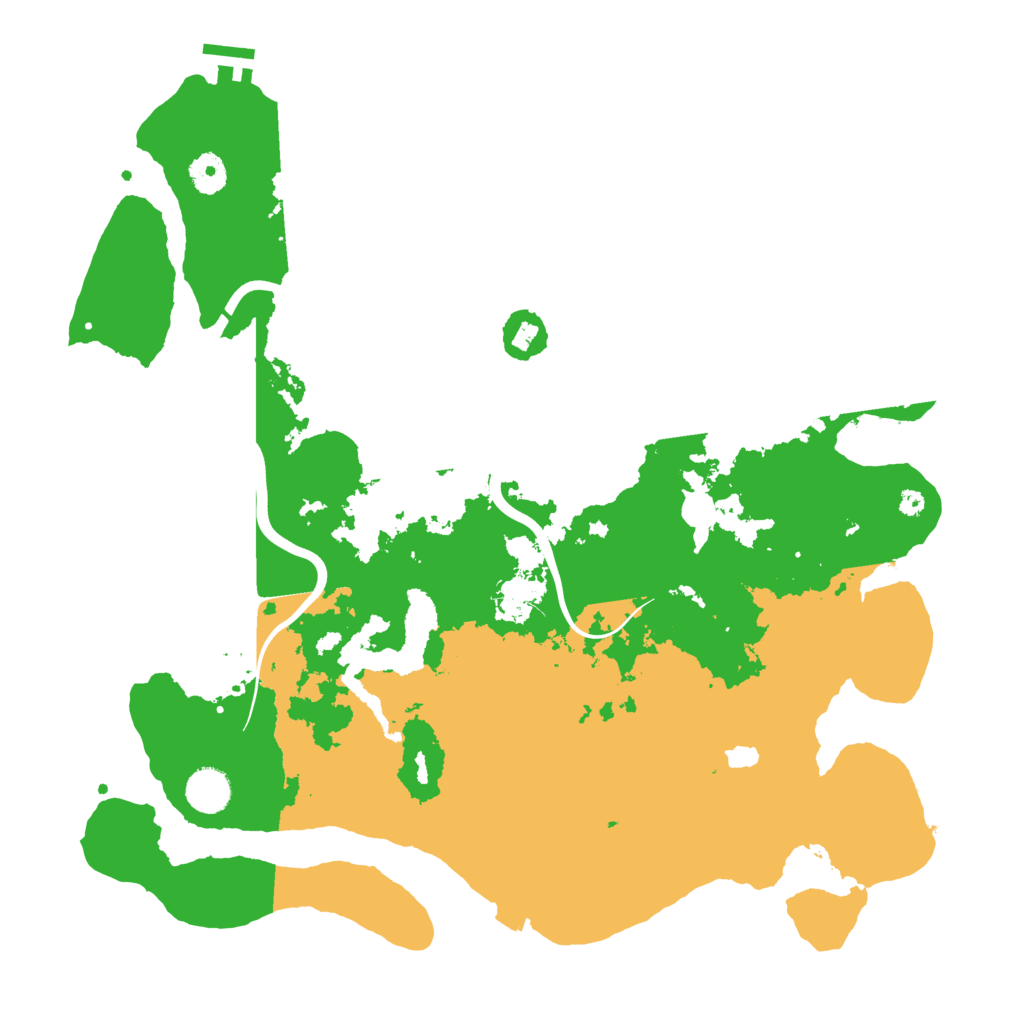 Biome Rust Map: Procedural Map, Size: 4000, Seed: 1627490535