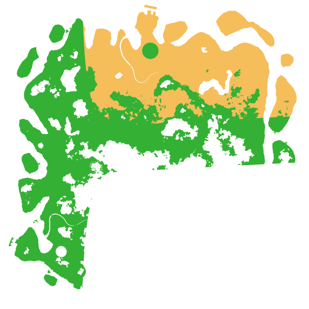 Biome Rust Map: Procedural Map, Size: 5000, Seed: 384082409