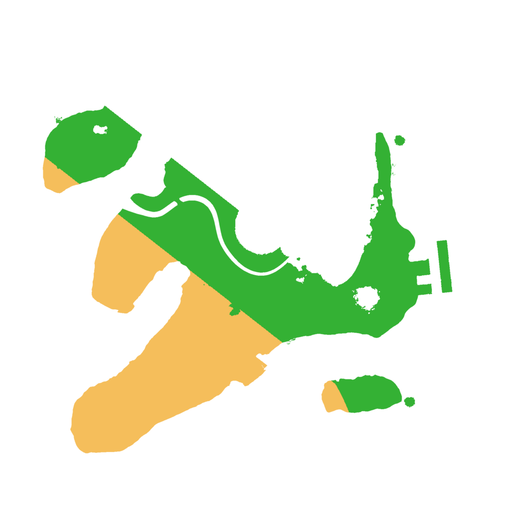 Biome Rust Map: Procedural Map, Size: 2000, Seed: 292643