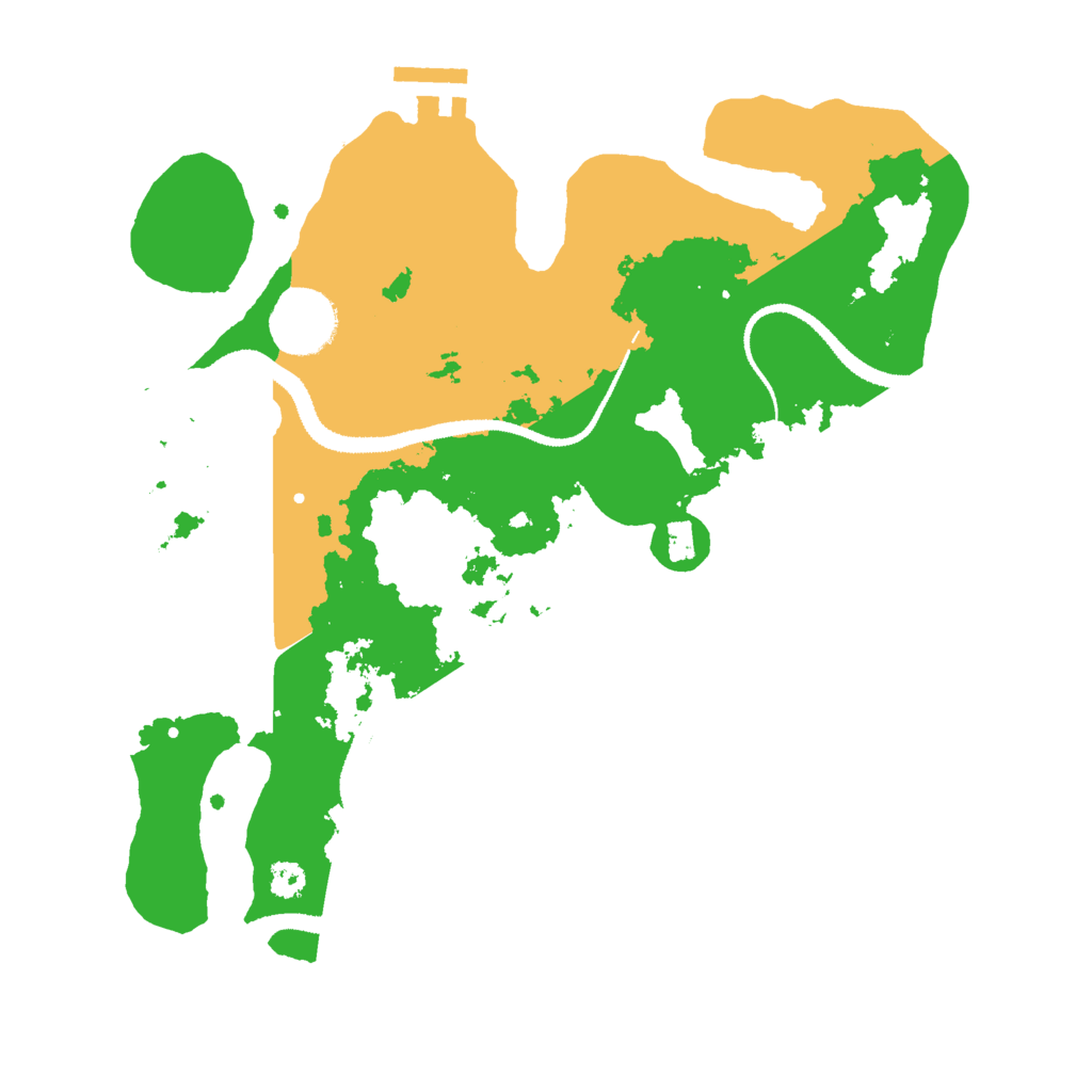 Biome Rust Map: Procedural Map, Size: 3000, Seed: 18934