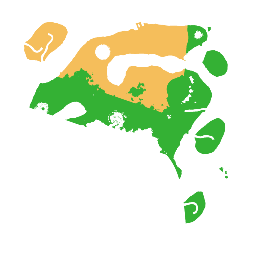 Biome Rust Map: Procedural Map, Size: 3000, Seed: 808909