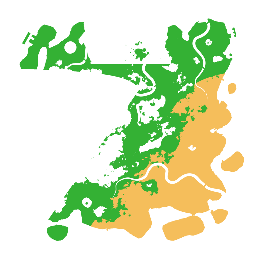 Biome Rust Map: Procedural Map, Size: 4000, Seed: 468470