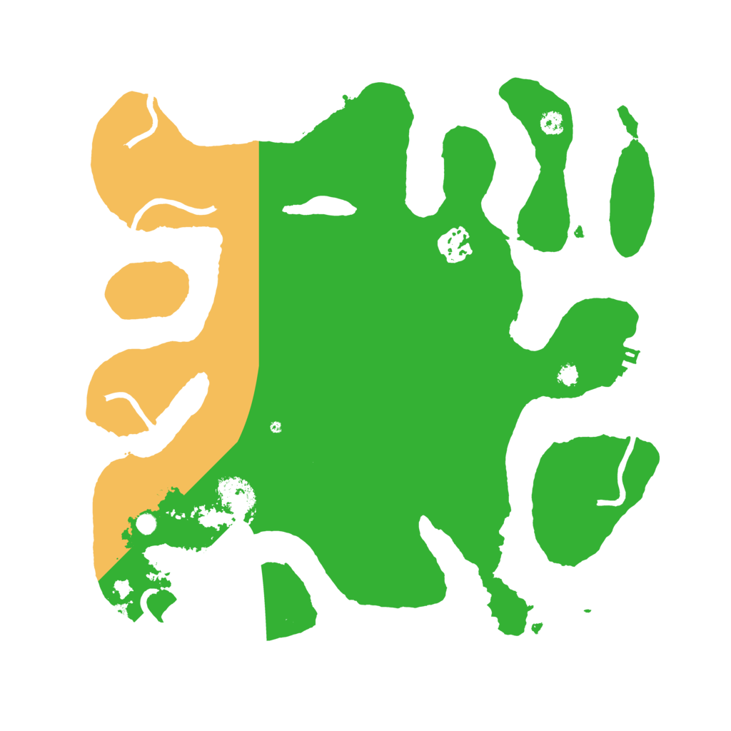 Biome Rust Map: Procedural Map, Size: 3200, Seed: 8721684