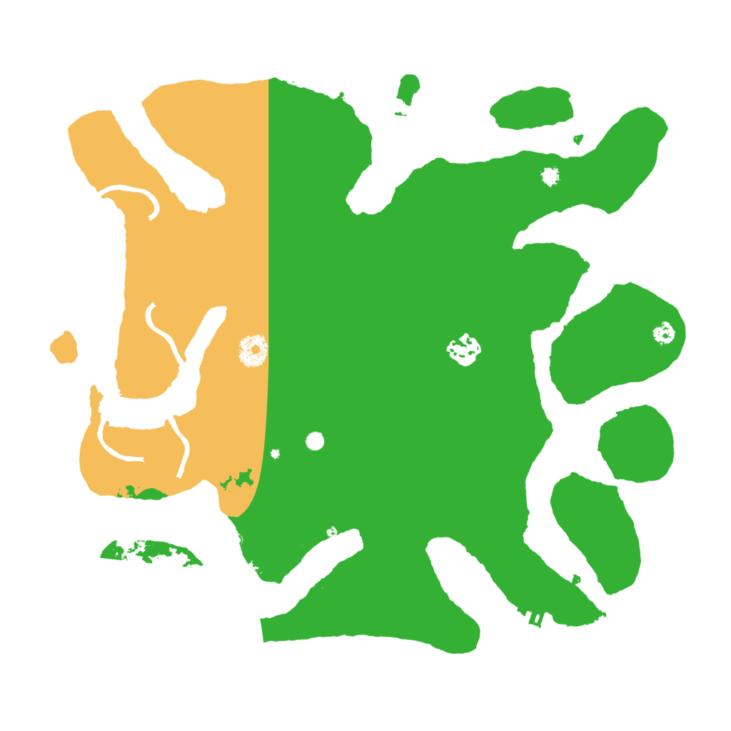 Biome Rust Map: Procedural Map, Size: 3500, Seed: 512118173