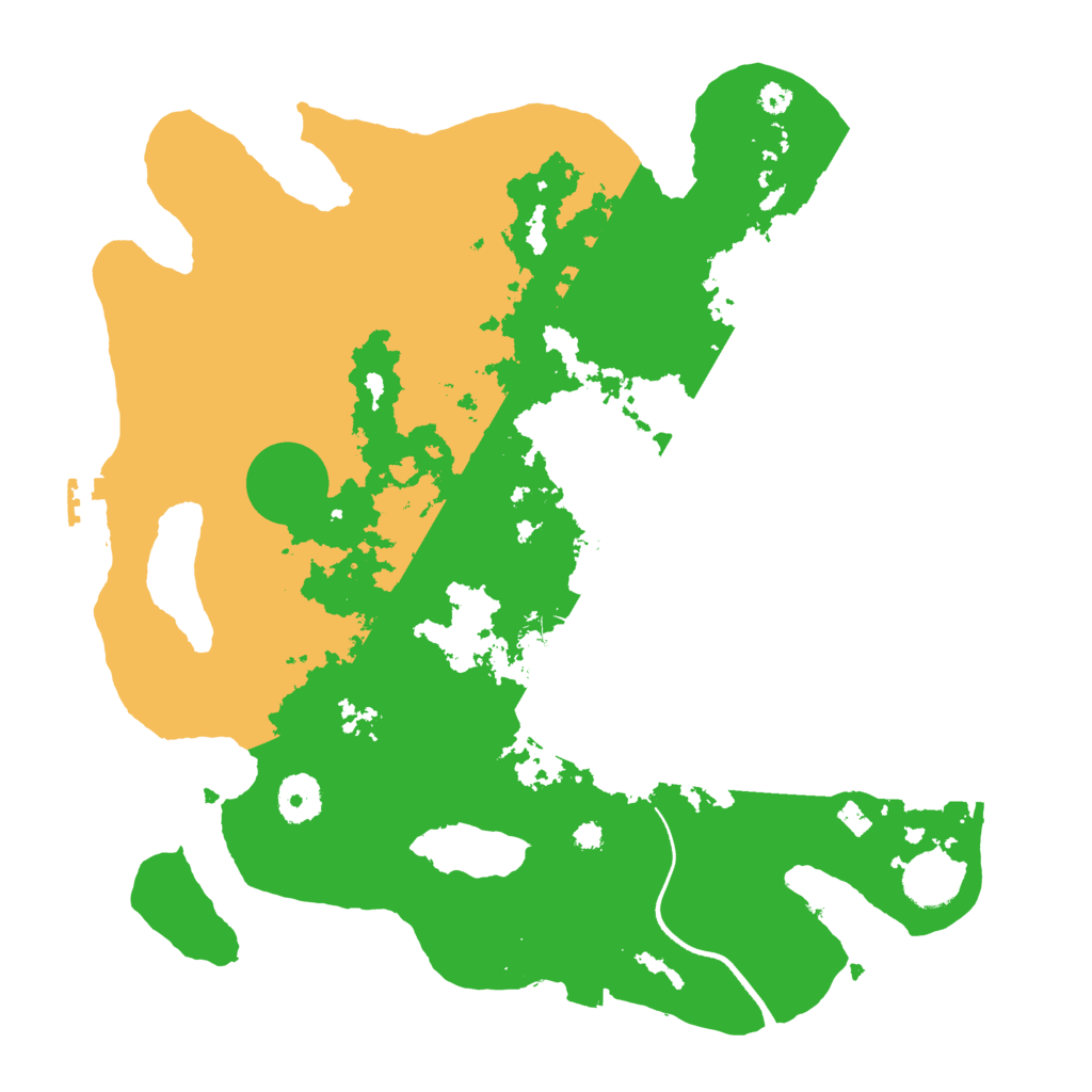 Biome Rust Map: Procedural Map, Size: 3500, Seed: 569854256
