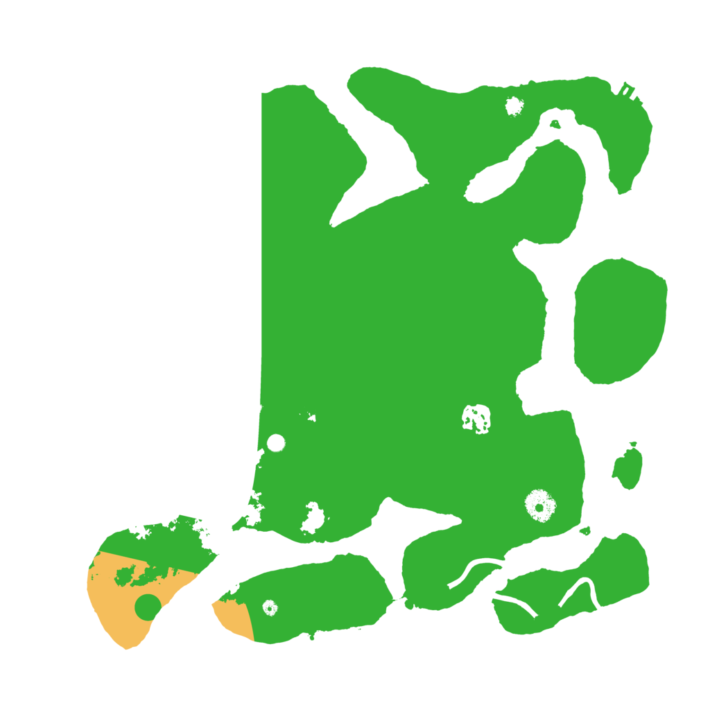 Biome Rust Map: Procedural Map, Size: 3500, Seed: 1404