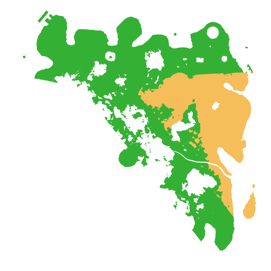 Biome Rust Map: Procedural Map, Size: 4000, Seed: 18873