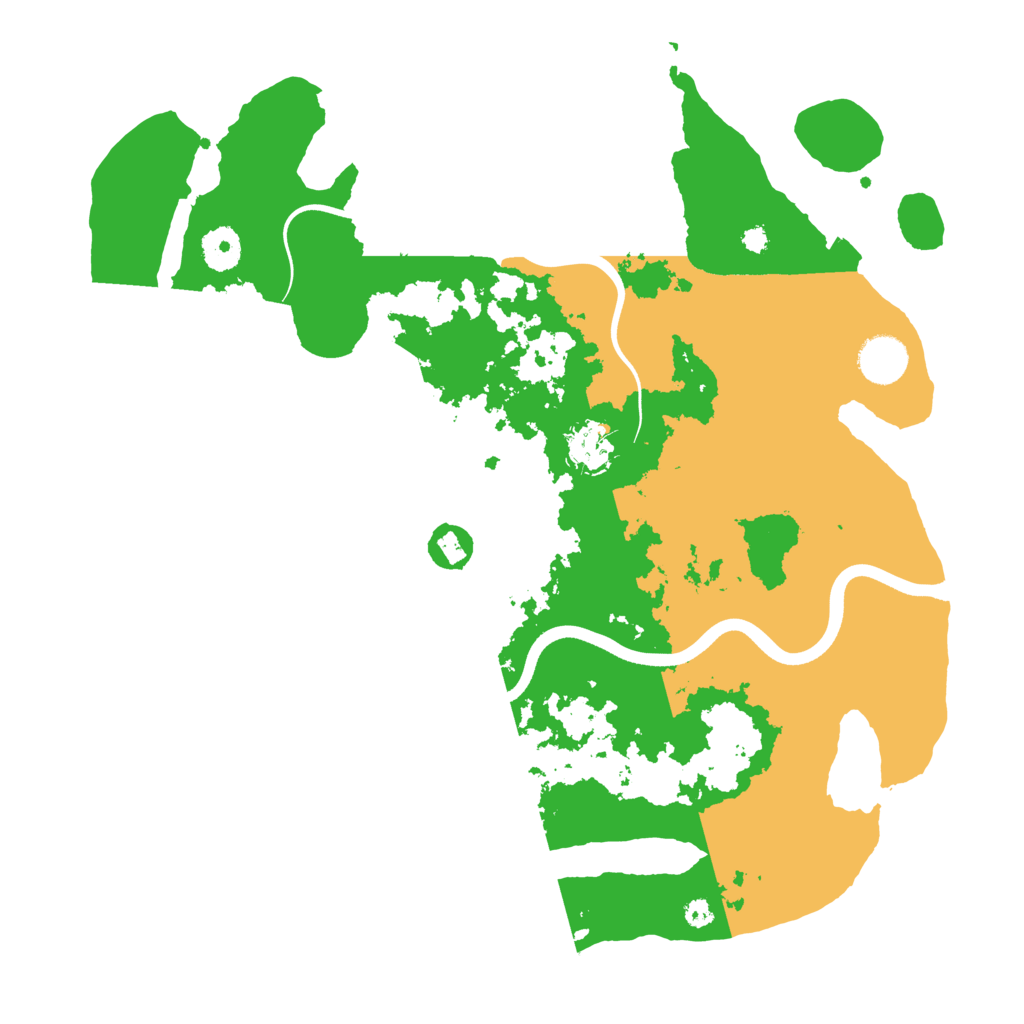 Biome Rust Map: Procedural Map, Size: 3700, Seed: 178341006