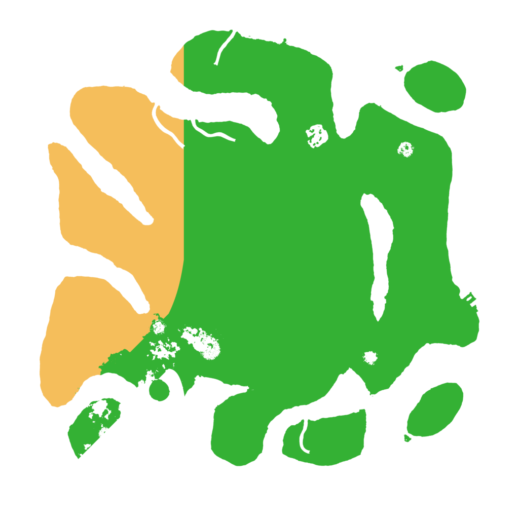 Biome Rust Map: Procedural Map, Size: 3500, Seed: 652395347