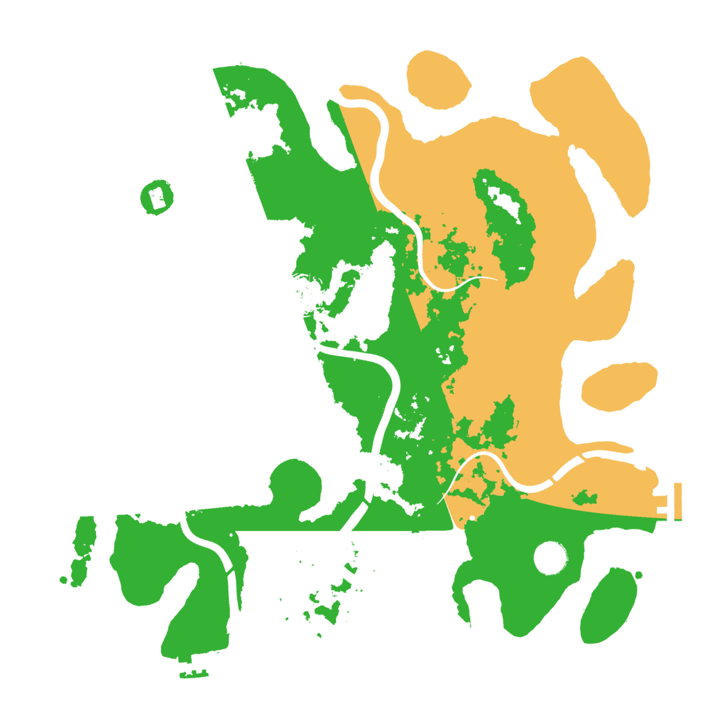 Biome Rust Map: Procedural Map, Size: 3750, Seed: 14024