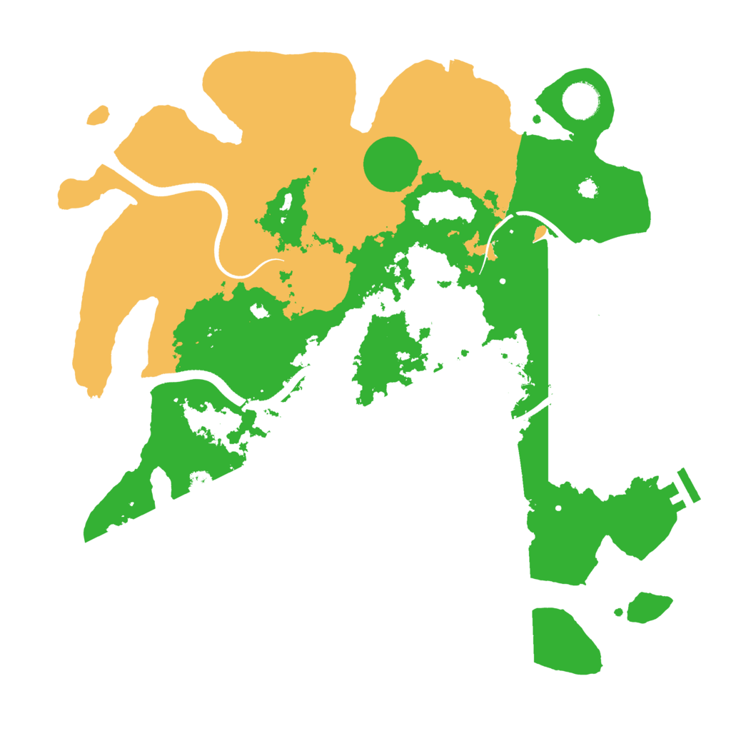 Biome Rust Map: Procedural Map, Size: 3500, Seed: 502262933