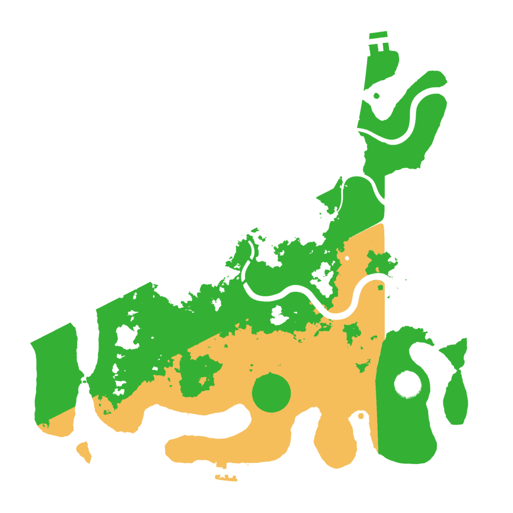 Biome Rust Map: Procedural Map, Size: 3500, Seed: 819086594
